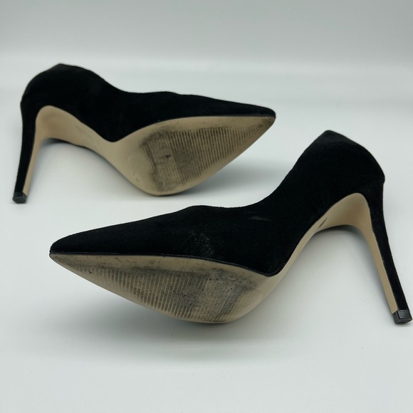 Black Pumps size 7.5  (Call it Spring) /suede look man made fabric - Picture 6 of 6